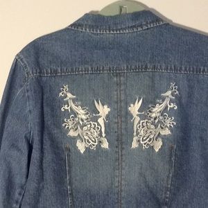 Disney Tinkerbell Jean Jacket Large